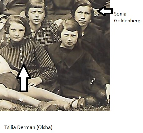 Девочки Гольденберг в купельской  довоенной школе